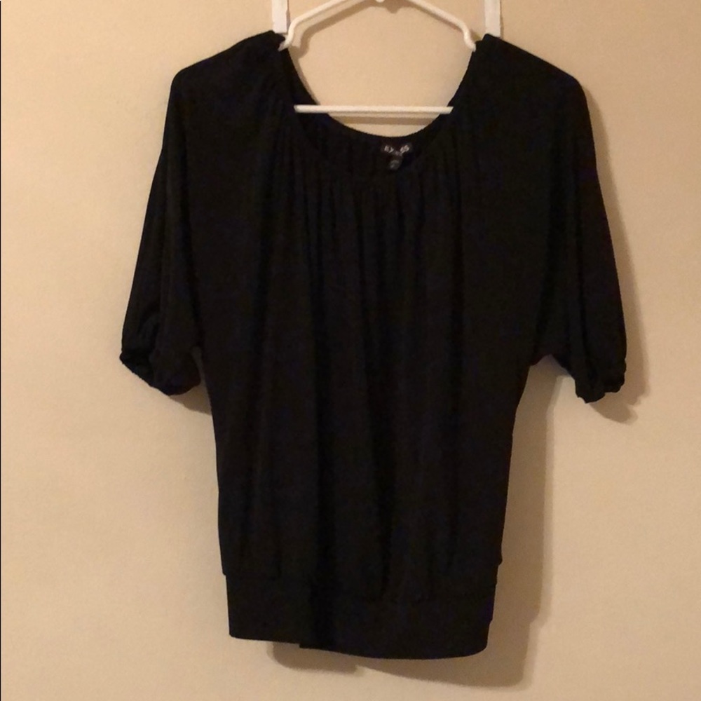 Express black 3/4 sleeve top